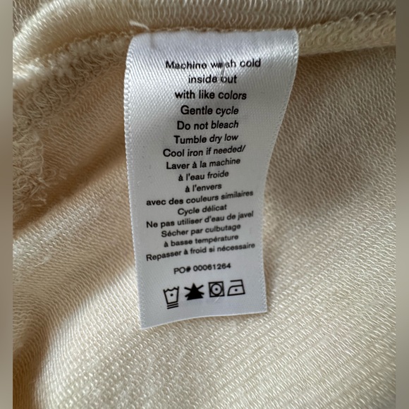 Rag & Bone Maxi Dress Cream Sleeveless Slit SZ M - Picture 13 of 14